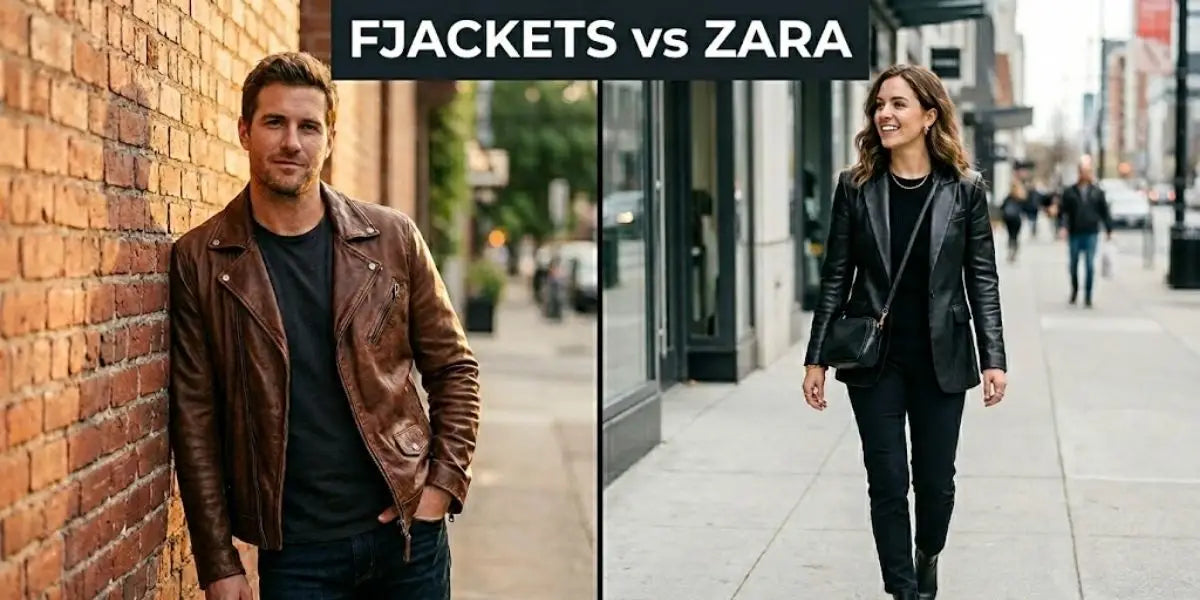 FJackets vs Zara Leather Jackets: Real Leather or Fast Fashion?