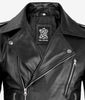 Brando Motorcycle Mens Rider Black Asymmetrical Real Leather Jacket