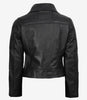 Women's Finest Black Biker Style Leather  Jacket