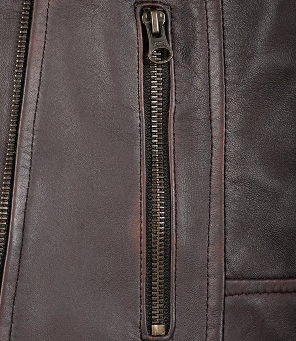 Colorado Womens Dark Brown Leather Jacket