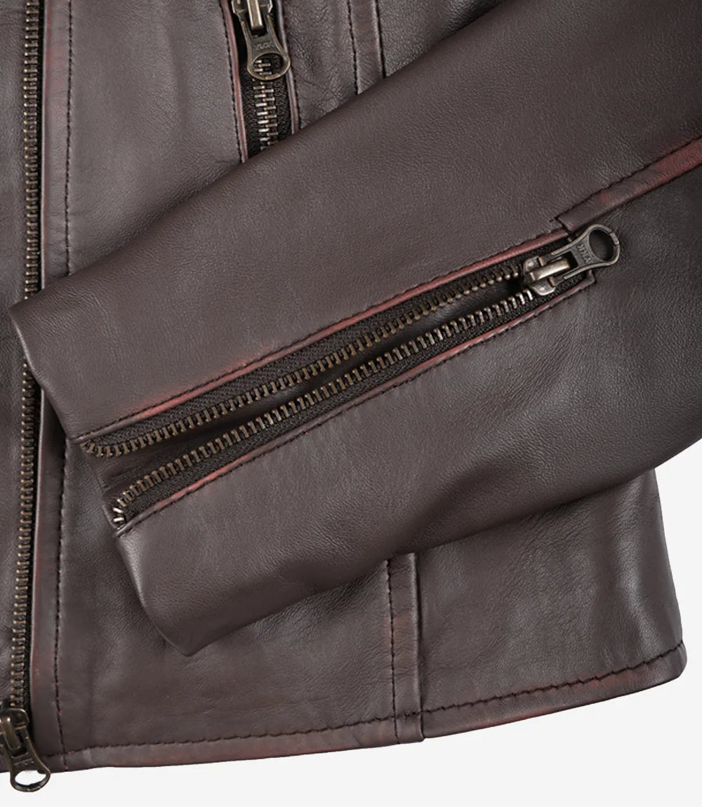 Colorado Womens Dark Brown Leather Jacket