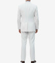 Men's Off-White Three-Piece Suit – Peak Lapel Wedding & Formal Attire
