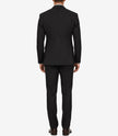 Kirby Black Pinstripe Double Breasted Two Piece Suit for Men
