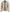 Mens Mandarin Collar Beige Biker Style Leather Jacket