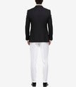 Mens 3 Piece Black and White Tuxedo - Slim Fit Wedding Tuxedo