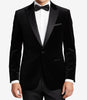 Men's Premium Black Velvet Tuxedo with Peak Lapel