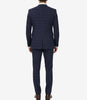 Men's Navy Blue Check 3-Piece Suit – 1920s Vintage-Inspired