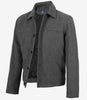 Kevin's  Men’s Gray Wool Button up Jacket
