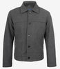 Kevin's  Men’s Gray Wool Button up Jacket