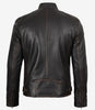 Men's Distressed Brown Biker Style Leather Jacket