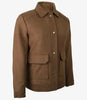 Women’s Brown Wool Utility Jacket