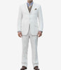 Men's Off-White Three-Piece Suit – Peak Lapel Wedding & Formal Attire