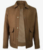 Women’s Brown Wool Utility Jacket