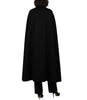 Marrie Women's Black Long Wool Cape Coat