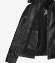 Carrie Black Leather Jacket for Women