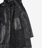 Bristol Womens Black Leather Car Coat - 3/4 Length