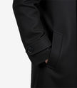 Kenney Men's Double-Breasted Black Wool Coat – Premium Quality