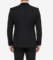 Men's Slim Fit Peak Lapel Black 3-Piece Tuxedo