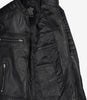 Men's Real Lambskin Leather Black Biker Style Jacket