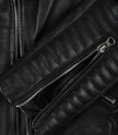 Women's Finest Black Biker Style Leather  Jacket